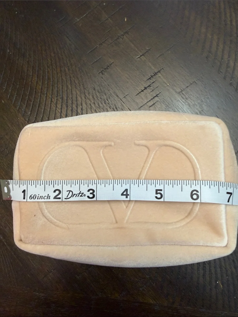 Source Unknown Pink Velvet & Cream Bouclé Cosmetic Pouch Set